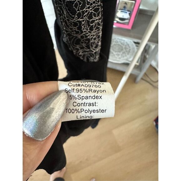 Bailey 44 Dominique Dress Women’s S black NWT Whimsygoth Fairygoth Witchy‎ - Picture 11 of 13